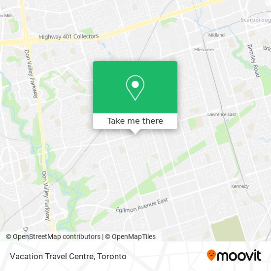 Vacation Travel Centre map