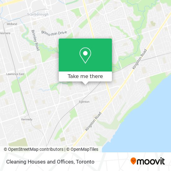 Cleaning Houses and Offices map