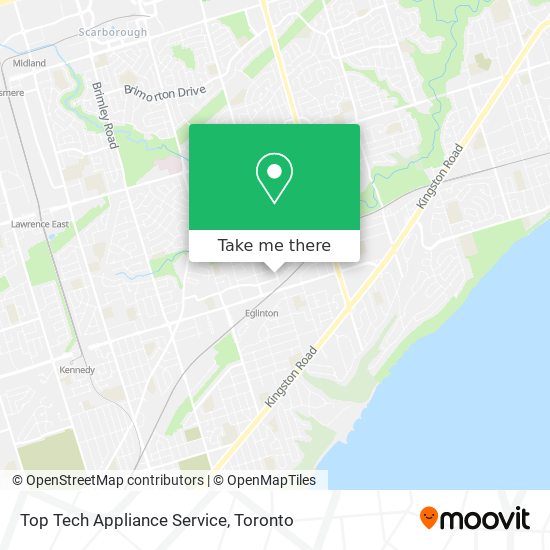 Top Tech Appliance Service map