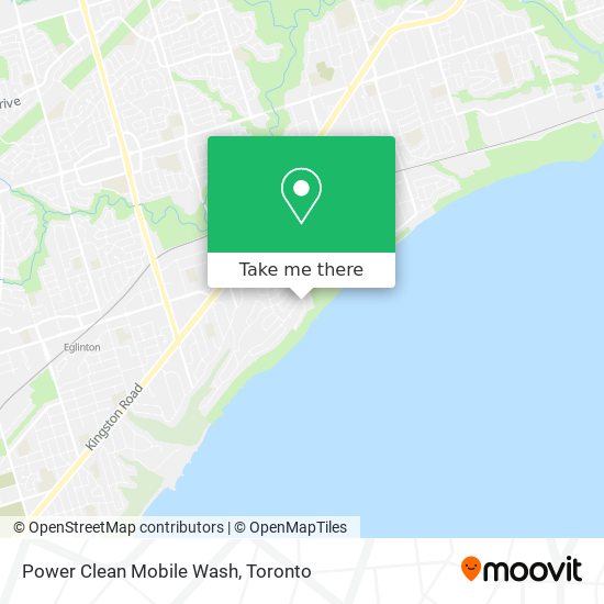 Power Clean Mobile Wash map