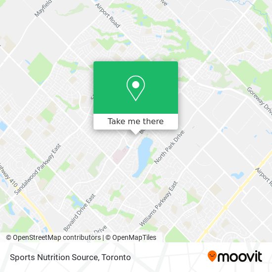 Sports Nutrition Source map