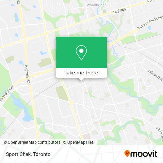 Sport Chek map