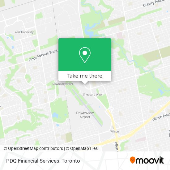 PDQ Financial Services map