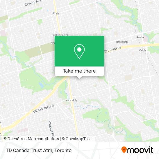 TD Canada Trust Atm plan