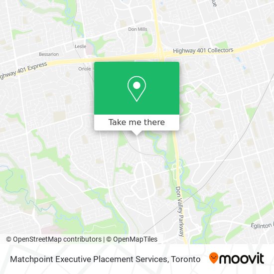 Matchpoint Executive Placement Services map