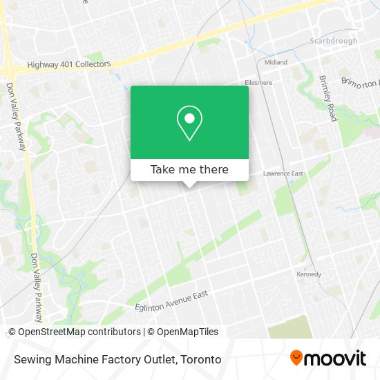 Sewing Machine Factory Outlet map