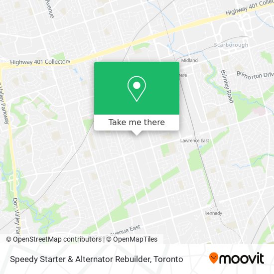 Speedy Starter & Alternator Rebuilder map