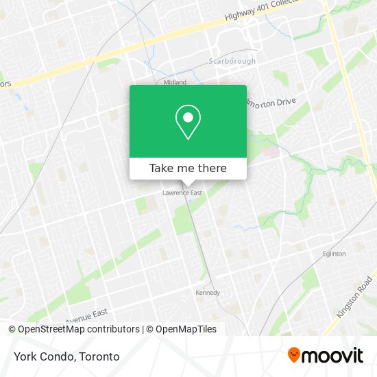 York Condo map