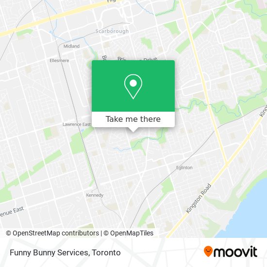 Funny Bunny Services map