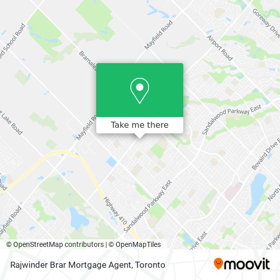 Rajwinder Brar Mortgage Agent map
