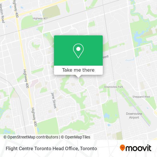 Flight Centre Toronto Head Office plan