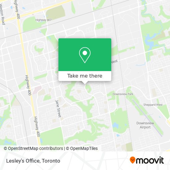 Lesley's Office map