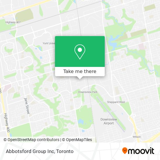 Abbotsford Group Inc map