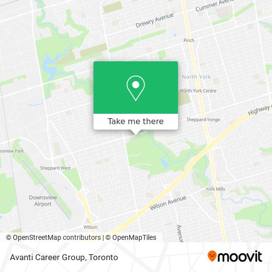 Avanti Career Group map