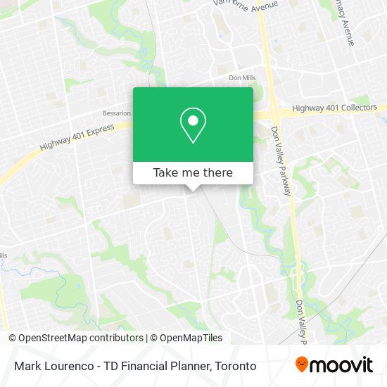 Mark Lourenco - TD Financial Planner plan