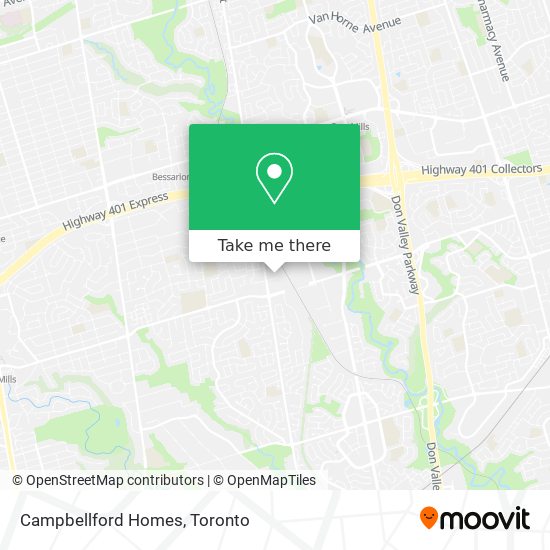 Campbellford Homes map