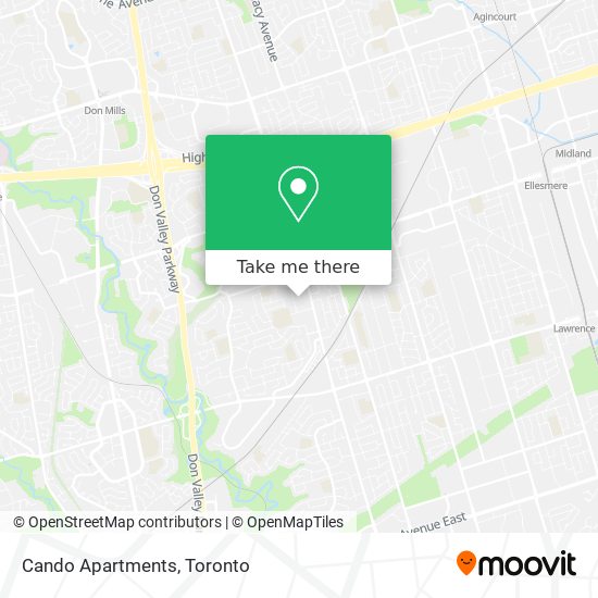 Cando Apartments map