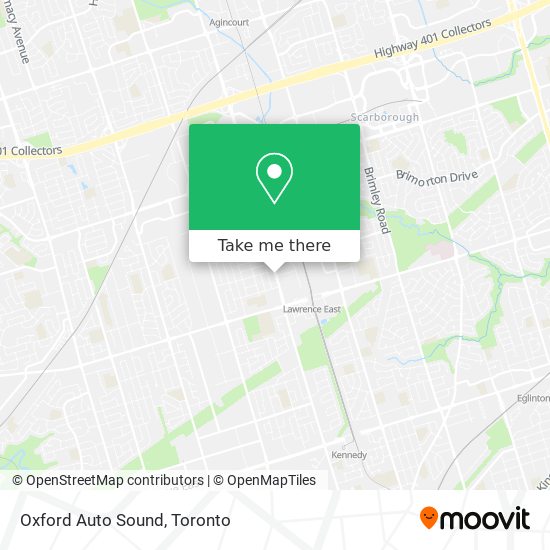 Oxford Auto Sound map