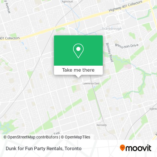 Dunk for Fun Party Rentals map