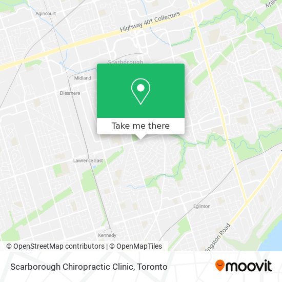 Scarborough Chiropractic Clinic map