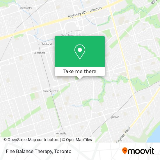 Fine Balance Therapy map