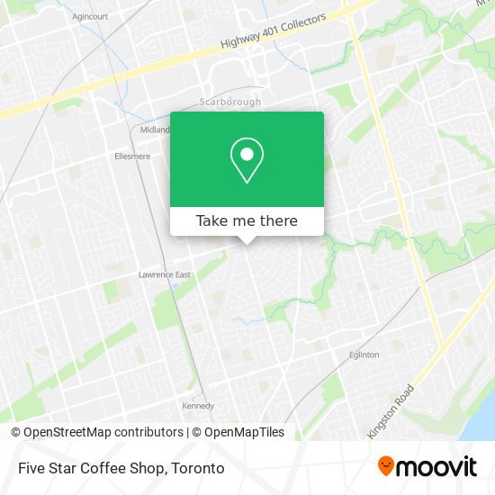 Five Star Coffee Shop plan