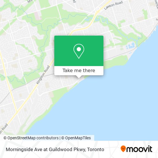 Morningside Ave at Guildwood Pkwy map