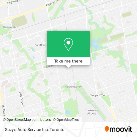 Suzy's Auto Service Inc map