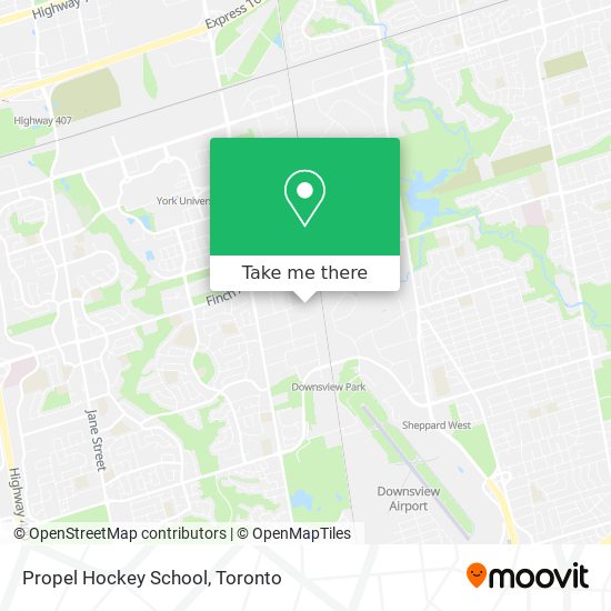 Propel Hockey School map