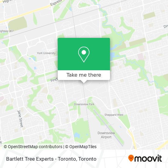 Bartlett Tree Experts - Toronto map