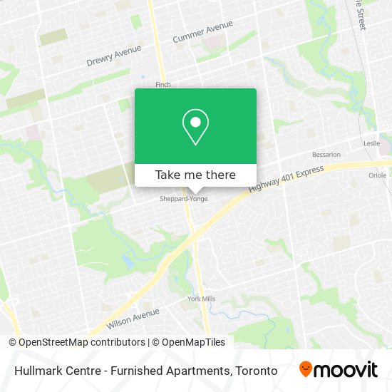 Hullmark Centre - Furnished Apartments map