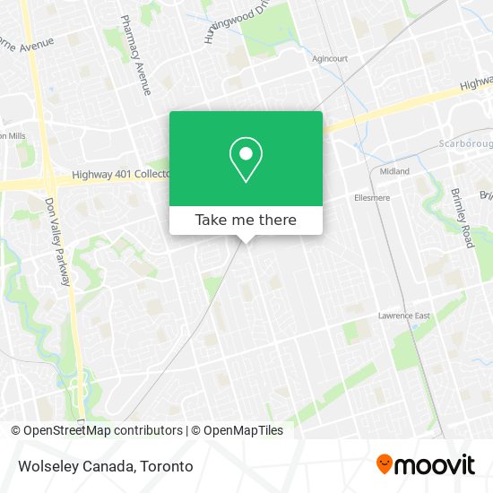 Wolseley Canada map
