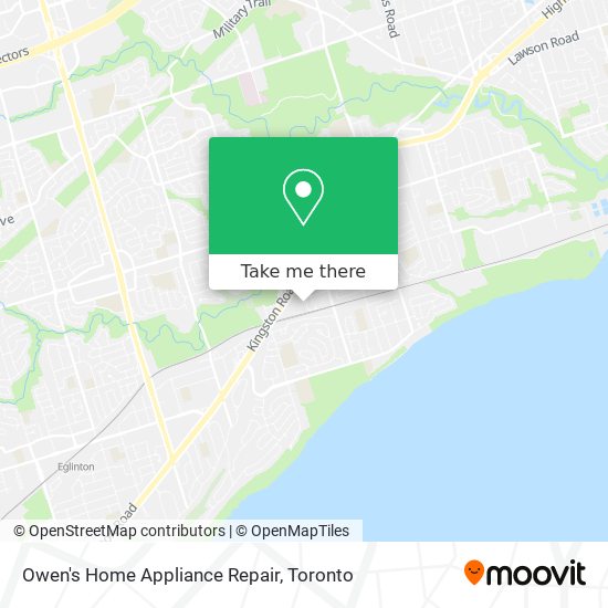 Owen's Home Appliance Repair map