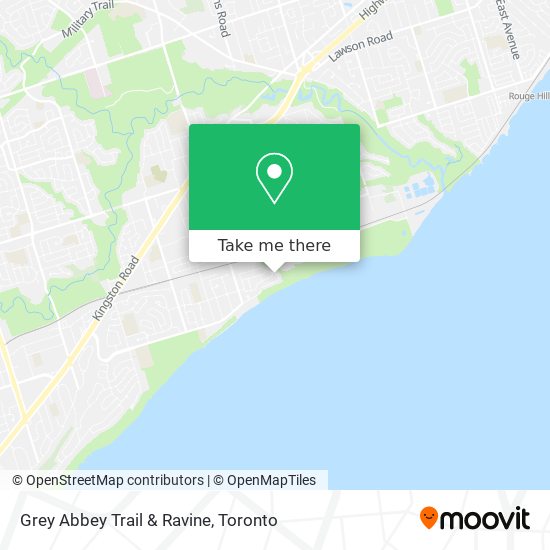 Grey Abbey Trail & Ravine map