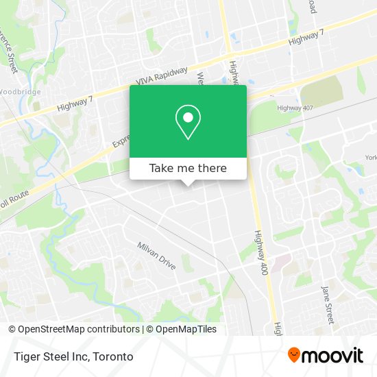 Tiger Steel Inc map