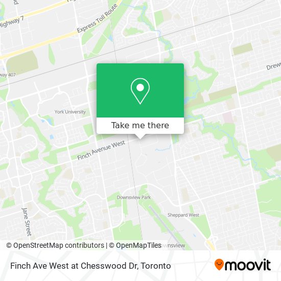 Finch Ave West at Chesswood Dr plan
