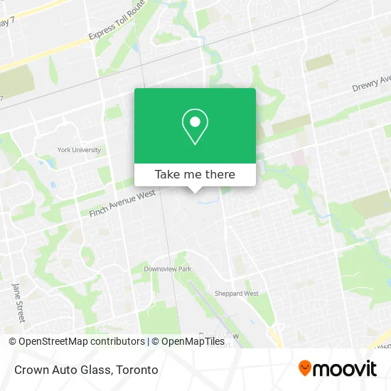 Crown Auto Glass map