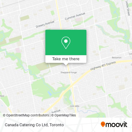 Canada Catering Co Ltd map