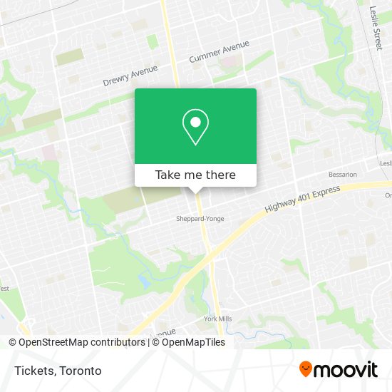 Tickets map