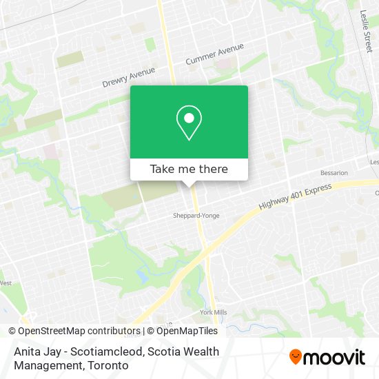 Anita Jay - Scotiamcleod, Scotia Wealth Management map