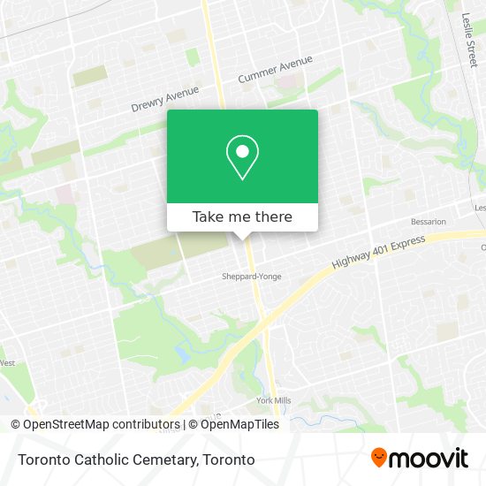 Toronto Catholic Cemetary plan