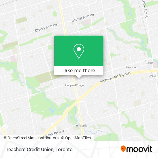 Teachers Credit Union map