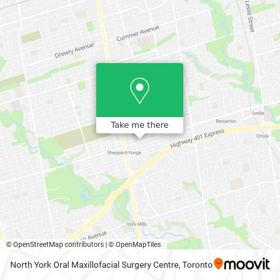 North York Oral Maxillofacial Surgery Centre plan