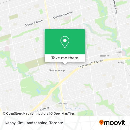 Kenny Kim Landscaping map