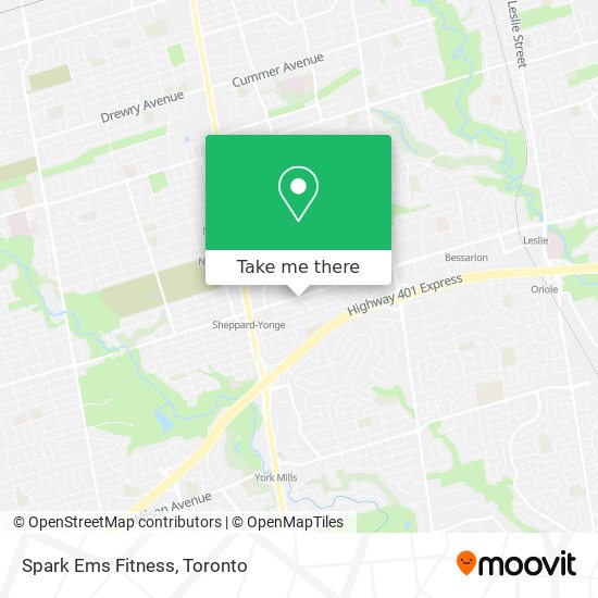 Spark Ems Fitness map