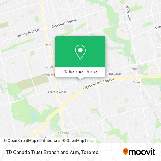 TD Canada Trust Branch and Atm map