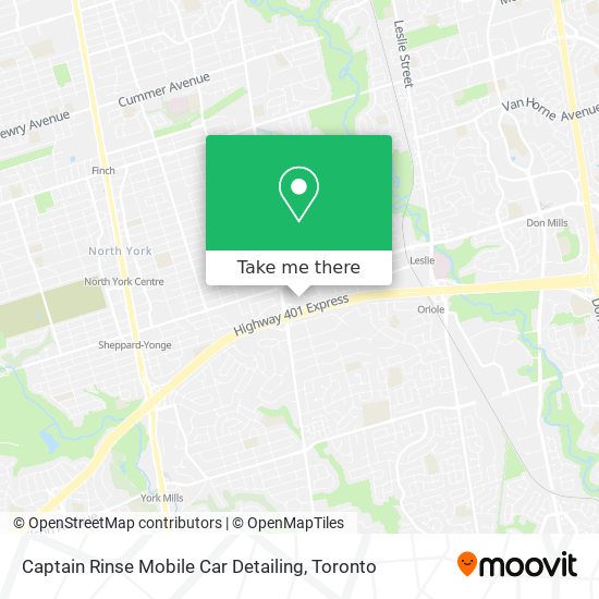 Captain Rinse Mobile Car Detailing map