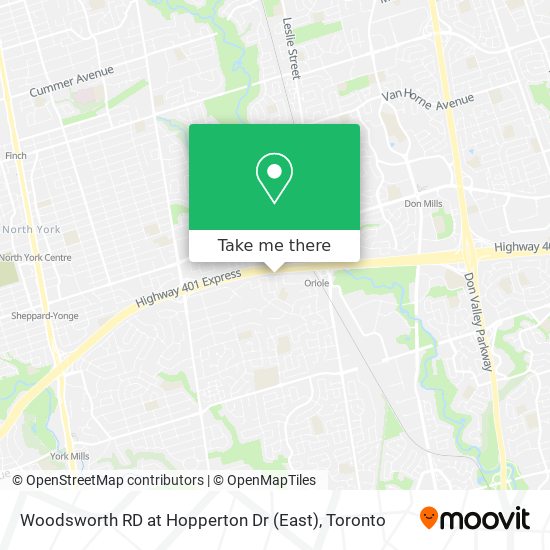 Woodsworth RD at Hopperton Dr (East) map