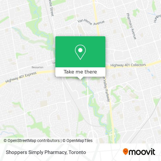 Shoppers Simply Pharmacy map