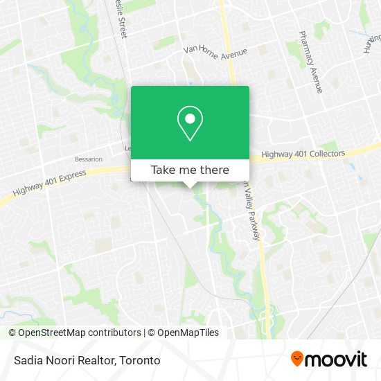 Sadia Noori Realtor map